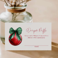 Billet de raffle Festif de Noël