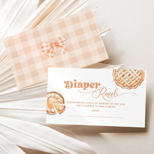 Carte D'accompagnement Billet de tombola couche Little Cutie Pie