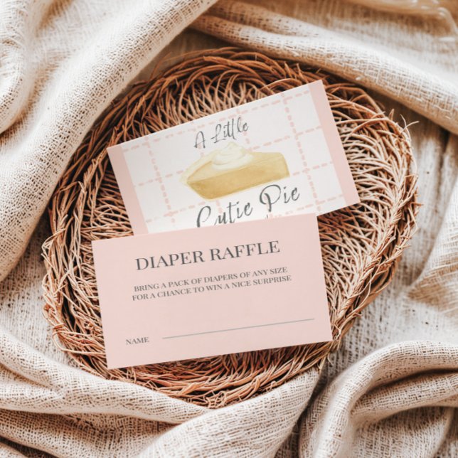 Carte D'accompagnement Billet de tombola couche pour bébé adorable – Baby (Créateur téléchargé)