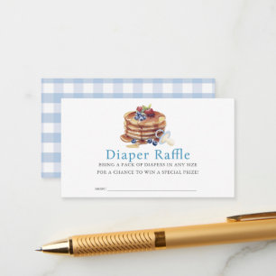 Carte D'accompagnement Billet de tombola de couche Bébé garçon Pancakes &