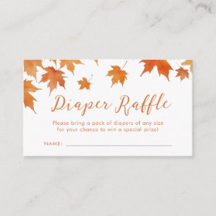Carte D'accompagnement Billet de tombola de couche pour Baby Shower d'aut