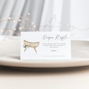 Carte D'accompagnement Billet de tombola hiver. Rupture de couche de pépi