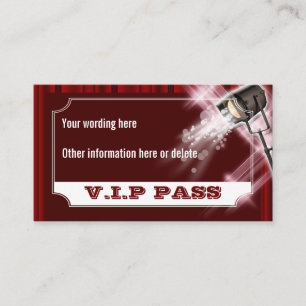 Carte D'accompagnement Billet d'entrée à la réception de mariage d'Hollyw