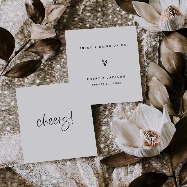 Carte D'accompagnement Billet d'entrée boisson jeton bar de réception (Créateur téléchargé)