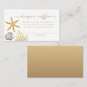 Carte D'accompagnement Billet Petit Coquille de Coquille d'été