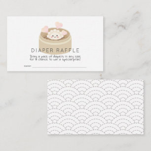 Carte D'accompagnement Billet Petit Potsticker Baby shower Reflets de la