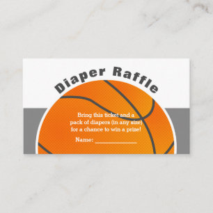 Carte D'accompagnement Billet rabat Baby shower de basket-ball