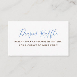 Carte D'accompagnement Billet rabat Baby shower garçon