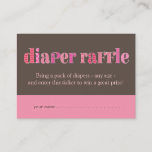Carte D'accompagnement Billet rabat Baby shower rose moisi insertion