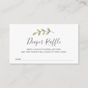 Carte D'accompagnement Billet rabat pour Baby shower