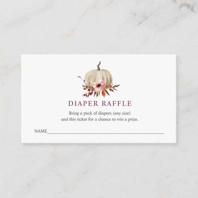 Carte D'accompagnement Billet rabat pour Baby shower (Devant)