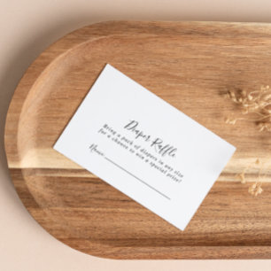 Carte D'accompagnement Billet simple rabat minimaliste