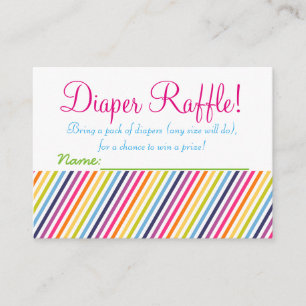 Carte D'accompagnement Billets de rousseur Baby shower arc-en-ciel