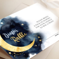 Billets de rousseur Lune Étoiles Aquarelle Bébé