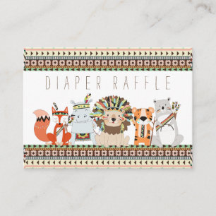 Carte D'accompagnement Billets de rousseur Tribal Diaper