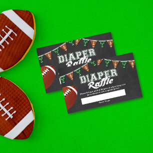 Carte D'accompagnement Billets de tombola de couches pour Baby Shower de 