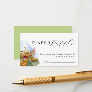 Carte D'accompagnement Billets de tombola de couches pour baby shower Loc