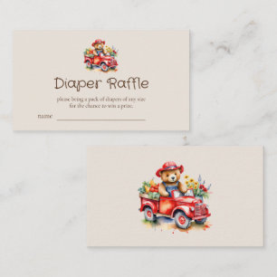 Carte D'accompagnement Billets de tombola pour couches pour bébés produit