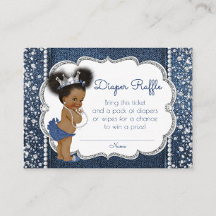 Carte D'accompagnement Billets Raffle pour filles afro-américaines