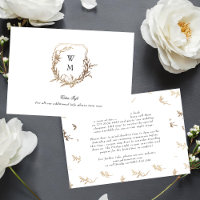 Blanc Noir Classic Or crest détails mariages