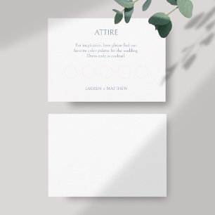 Carte D'accompagnement BLANK Code complet do-it-yourself mariage RSVP