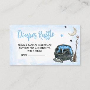 Carte D'accompagnement Bleu Un Petit Boo Baby shower Déchets Raffle