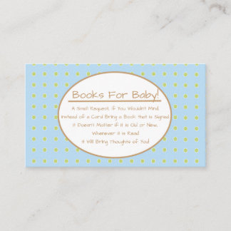 Carte D'accompagnement Blue Boy Bird Baby shower Demande de réservation I