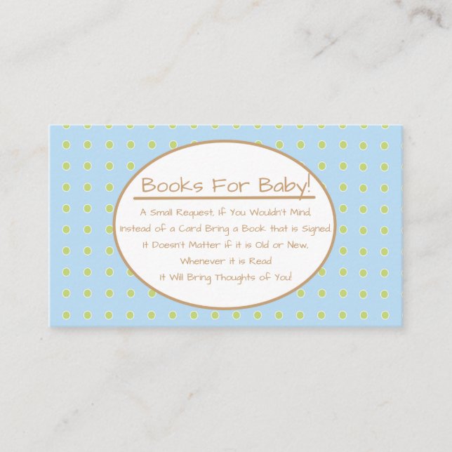 Carte D'accompagnement Blue Boy Bird Baby shower Demande de réservation I (Devant)