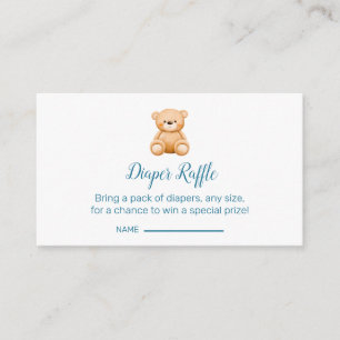 Carte D'accompagnement Blue Bundle Joy : Baby Boy Douche Déchets Raffle