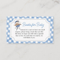 Blue Burger BBQ Baby showers Livres pour bébé