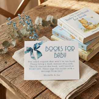 Carte D'accompagnement Blue Jean Baby Books For Baby Enclosure Card