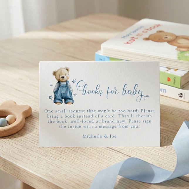 Carte D'accompagnement Blue Jean Baby Books For Baby Enclosure Card (Créateur téléchargé)