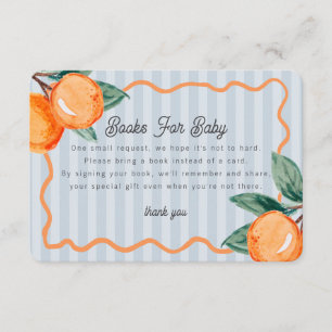 Carte D'accompagnement Blue Little Cutie Pastel Citrus Livres pour bébé