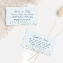 Blue Sky Fleurs sauvages livre pour Baby shower bé