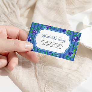 Carte D'accompagnement Blueberry Berry Sweet Livres Pour Baby shower