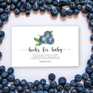 Carte D'accompagnement Blueberry - livres pour bébé billet