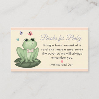 Carte D'accompagnement Blush Crémeux Fantaisiste Frose Fait pour Bébé Liv