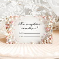 Blush Pearl Combien de baisers jeu nuptiale