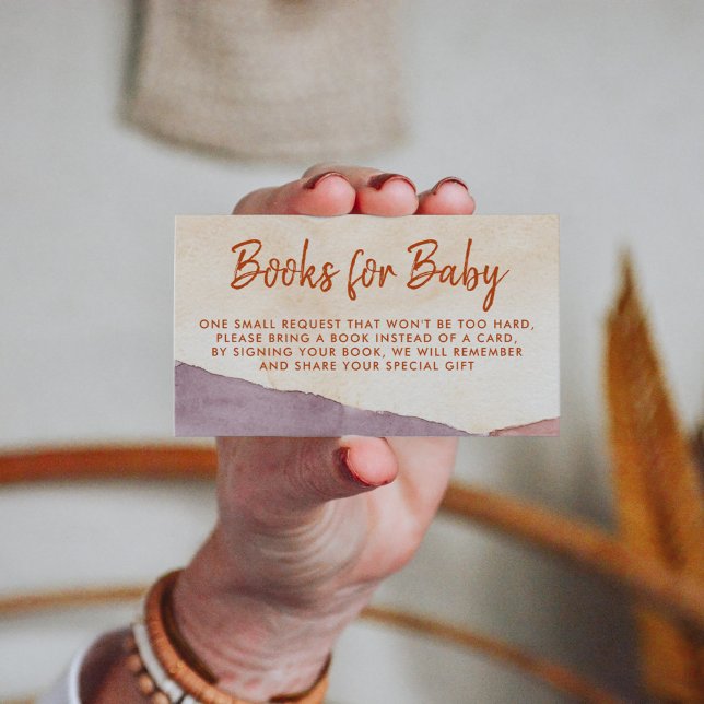 Carte D'accompagnement Boho Abstrait Desert et Sunshine Demande de réserv (Créateur téléchargé)