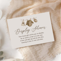 Boho Aquarelle Vêtements pour bébé Affichage Douch