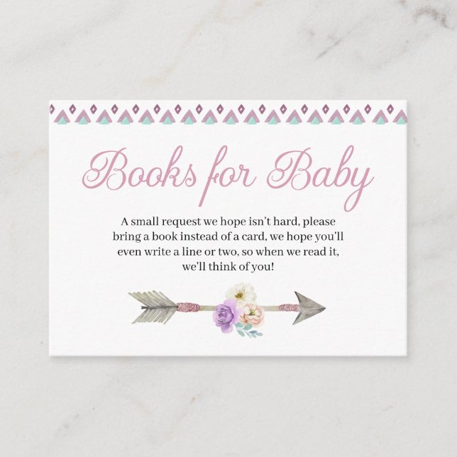 Carte D'accompagnement Boho Dreamcatcher Books for Baby Encape Card (Devant)