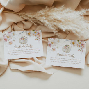 Carte D'accompagnement Boho Fall Citrouille Livres pour bébé