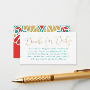 Carte D'accompagnement Boho Fiesta Livres pour Baby Encape Card