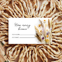 Boho Fleurs sauvages combien de baisers jeu de nup