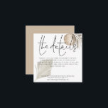 Carte D'accompagnement Boho Pampas Grass Détails sur le Mariage<br><div class="desc">Boho Pampas Grass Détails sur le Mariage. Faites savoir à vos invités des détails tels que l'itinéraire et les informations d'hébergement pour votre mariage lorsque vous envoyez leurs invitations. Ce design de style bohème a défini une grande typographie stylisée pour l'en-tête Les détails et le reste du texte peuvent être...</div>