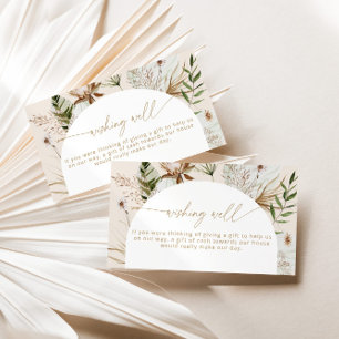 Carte D'accompagnement Boho plage nuptiale douche souhaitant bien