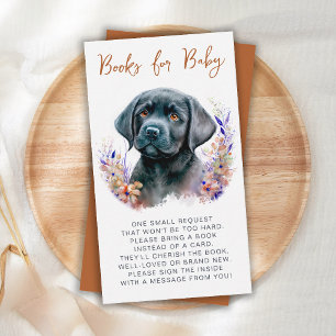 Carte D'accompagnement Boho Puppy Chien Terracotta Baby shower Demande de