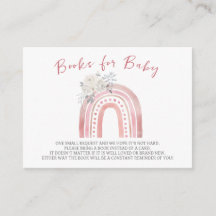 Boho Rainbow Baby shower, Livres pour bébé