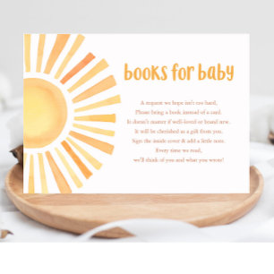 Carte D'accompagnement Boho sunshine tones muettes livres pour enceinte p