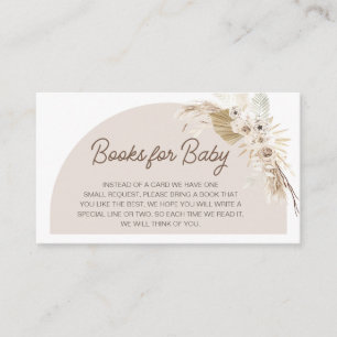 Carte D'accompagnement Boho Teddy Bear Baby shower Livres pour bébé